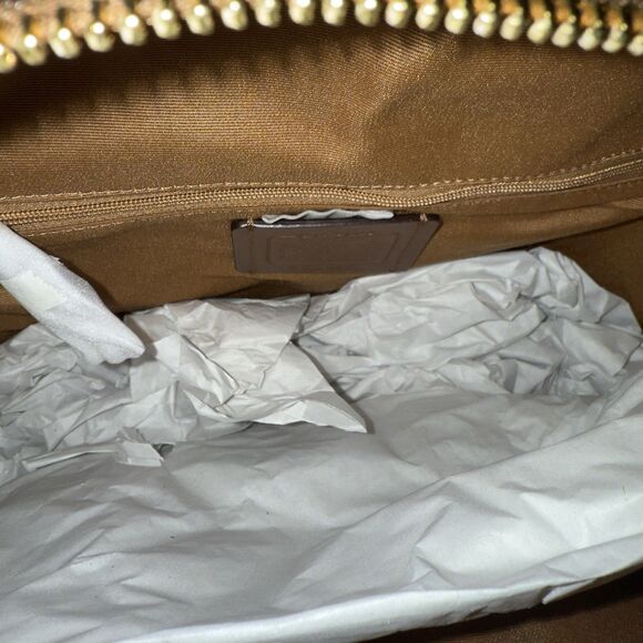 NWT Coach Court Brown Backpack In Blocked Signature Canvas $498 Retail - Picture 9 of 15